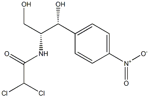 Chloramphenicol solution (CHLORAMPHENICOL, 34MG/ML) 구조식 이미지