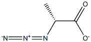 (R)-2-azidopropionate Structure