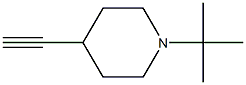 1-tert-butyl-4-ethynylpiperidine Structure