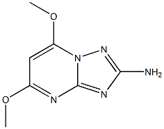 2-amino-5,7-dimethoxy-1,2,4-triazolo[1,5-A]pyrimidine Structure