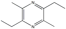 2,5-diethyl-3,6-dimethylpyrazine 구조식 이미지