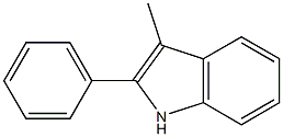 2-phenyl-3-methylindole 구조식 이미지