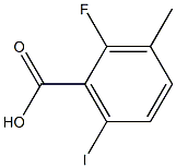 2-fluoro-6-iodo-3-methylbenzoic acid Structure