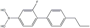 3-fluoro-4-(4-propylphenyl)benzeneboronic acid 구조식 이미지