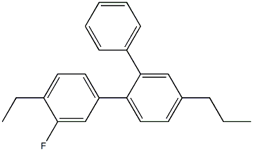 3'-fluoro-4-propyl-4'-ethyl terphenyl Structure