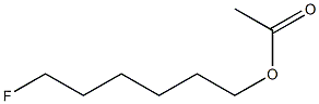 6-fluoro-1-hexanol acetate 구조식 이미지
