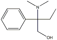 N,N-dimethyl-2-amino-2-phenylbutanol Structure