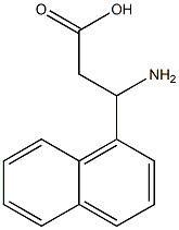 (RS)-3-Amino-3-(1-naphthyl)-propionic acid Structure