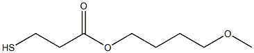 METHOXYBUTHYL3-MERCAPTOPROPIONATE Structure