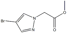 Methyl 2-(4-bromo-1H-pyrazol-1-yl)acetate Structure