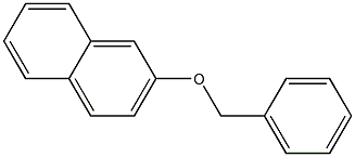 2-(Phenylmethoxy)naphthalene Structure