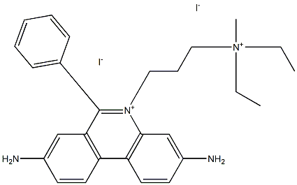 Propidium iodide PI solution (1MG/ML) 구조식 이미지