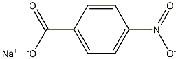 Sodium p-nitrobenzoate Structure