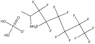 Perfluorohexylethyl ammonium phosphate 구조식 이미지