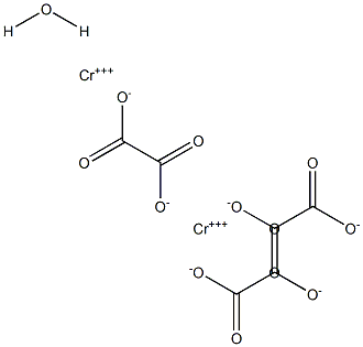 chromium oxalate monohydrate 구조식 이미지