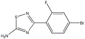 3-(4-bromo-2-fluorophenyl)-1,2,4-thiadiazol-5-amine 구조식 이미지