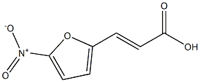 3-(5-Nitro-2-Furyl)Acrylic Acid 구조식 이미지