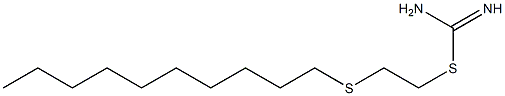 2-(DECYLTHIO)ETHYL IMIDOTHIOCARBAMATE Structure