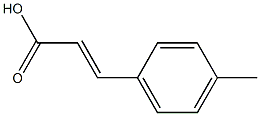 p-methyl cinnamic acid CAS: 1866-39-3 구조식 이미지