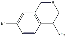 7-bromo-3,4-dihydro-1H-isothiochromen-4-amine 구조식 이미지