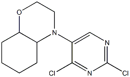 4-(2,4-dichloropyrimidin-5-yl)octahydro-2H-benzo[b][1,4]oxazine Structure