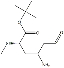 Boc-(S)-3-amino-5-(methylthio)pentanal Structure