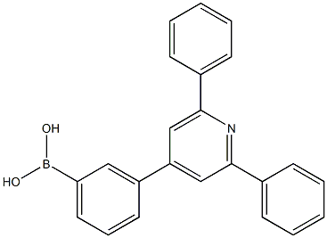 (3-(2,6-diphenylpyridin-4-yl)phenyl)boronic acid 구조식 이미지