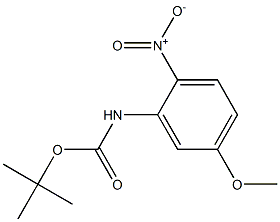 (5-Methoxy-2-nitro-phenyl)-carbamic acid tert-butyl ester Structure