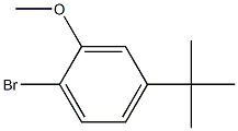 1-Bromo-4-tert-butyl-2-methoxy-benzene Structure