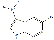 5-Bromo-3-nitro-1H-pyrrolo[2,3-c]pyridine 구조식 이미지