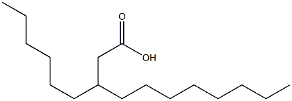 3-hexylundecanoic acid Structure