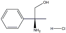 (2S)-2-AMINO-2-PHENYL-PROPAN-1-OL HCL 구조식 이미지