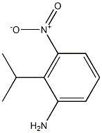 2-isopropyl-3-nitroaniline 구조식 이미지