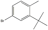 4-bromo-2-tert-butyl-1-methylbenzene Structure