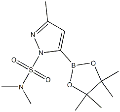 N,N,3-trimethyl-5-(4,4,5,5-tetramethyl-1,3,2-dioxaborolan-2-yl)pyrazole-1-sulfonamide Structure