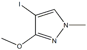 4-IODO-3-METHOXY-1-METHYL-1H-PYRAZOLE Structure