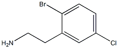 2-(2-BROMO-5-CHLOROPHENYL)ETHAN-1-AMINE 구조식 이미지