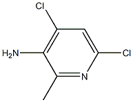 4,6-dichloro-2-methylpyridin-3-amine 구조식 이미지