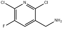 (2,6-Dichloro-5-fluoropyridin-3-yl)methanamine 구조식 이미지