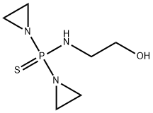N-(2-Hydroxyethyl)-P,P-bisaziridinyl Thiophosphamide Structure