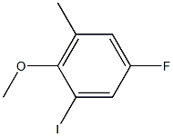 5-Fluoro-1-iodo-2-methoxy-3-methyl-benzene 구조식 이미지