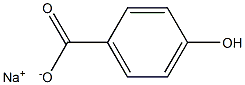 Sodium p-hydroxybenzoate Structure