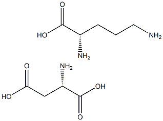 L-ornithine aspartate 구조식 이미지