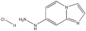 7-hydrazinylimidazo[1,2-a]pyridine hydrochloride Structure