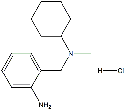 N-(2-aminobenzyl)-N-methylcyclohexylamine, hydrochloride Structure