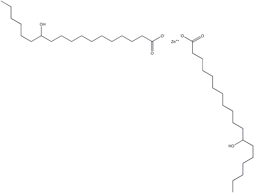 12 hydroxy stearic acid zinc Structure