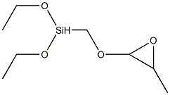 3-glycidyloxymethyldiethoxysilane Structure