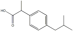 Ibuprofen tablets 구조식 이미지