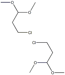 3-CHLOROPROPIONALDEHYDE DIMETHYL ACETAL 3-chloropropionaldehyde dimethyl acetal Structure