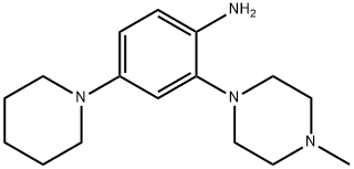 2-(4-methylpiperazin-1-yl)-4-(piperidin-1-yl)aniline Structure